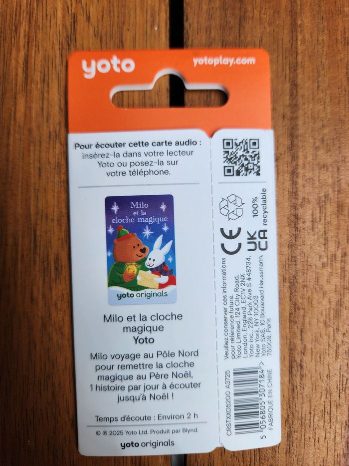 carte yoto milo et la cloche magique - photo numéro 2