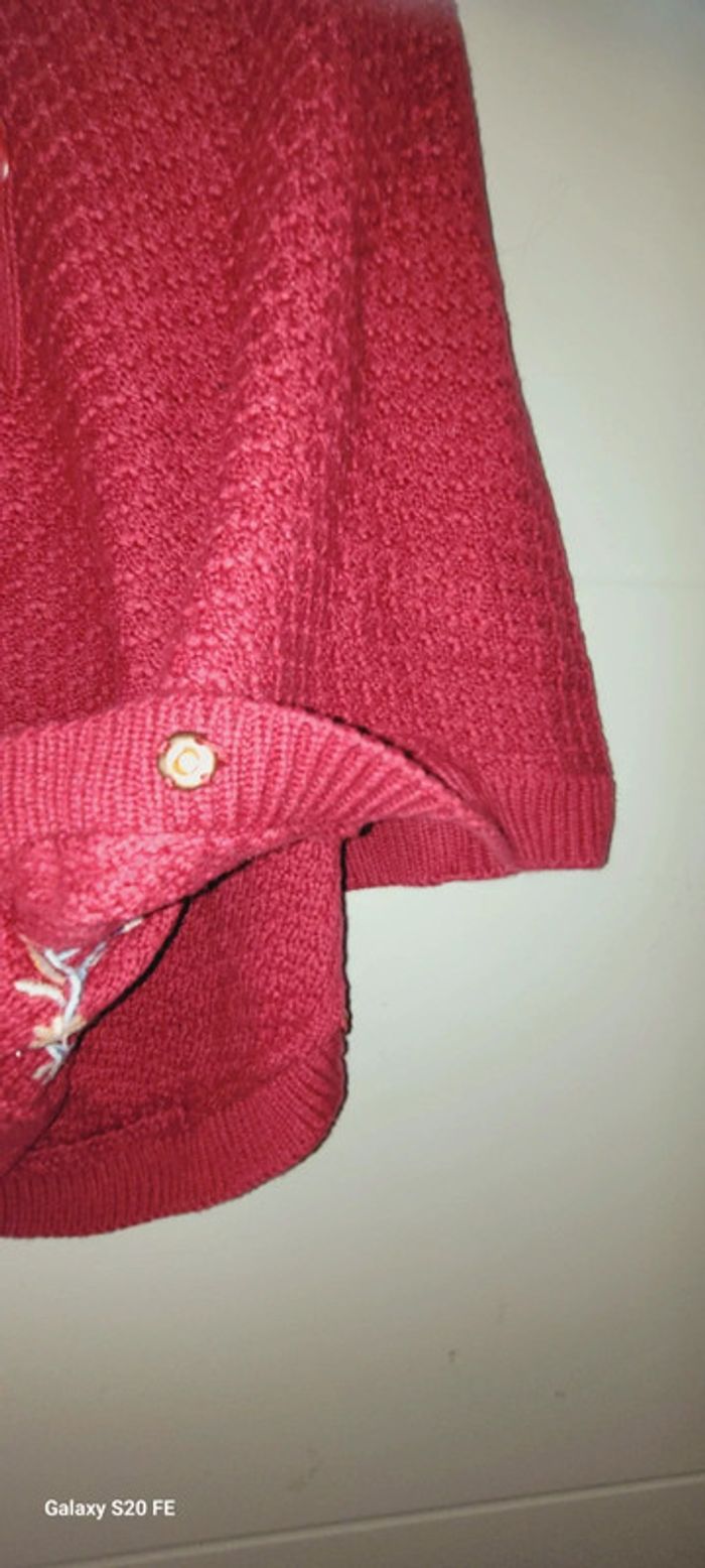 Très jolie cape avec pressions Sergent major en laine avec broderies parfait état taille 8 ans - photo numéro 6