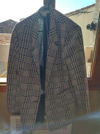 Blazer pied de poule