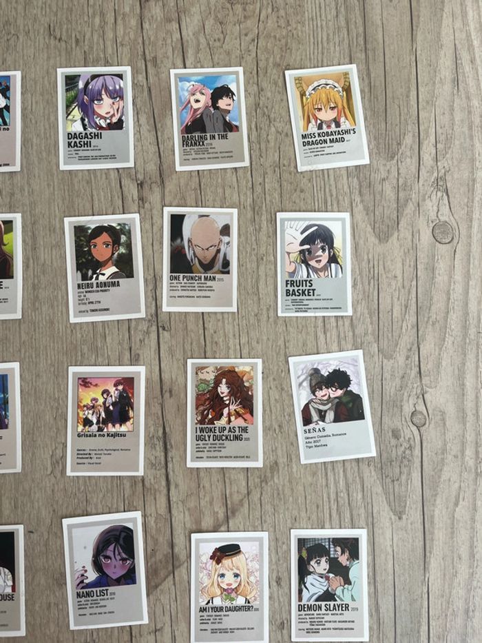 Lot de 28 autocollants d’animé - photo numéro 6