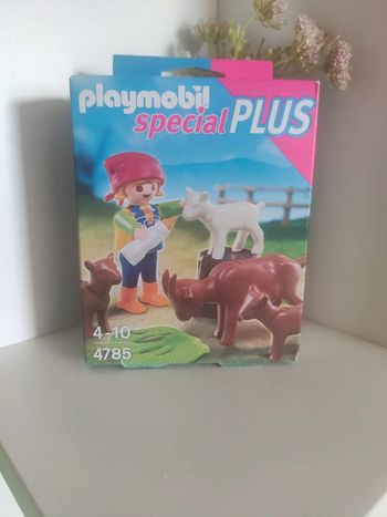 Playmobil fermière et chèvre 4785