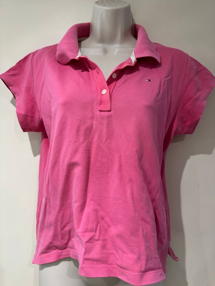 Polo Tommy, hilfiger Rose XL femme - photo numéro 2