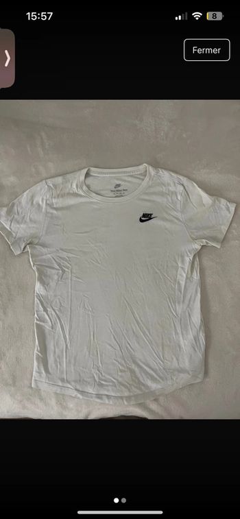 tishrt nike blanc