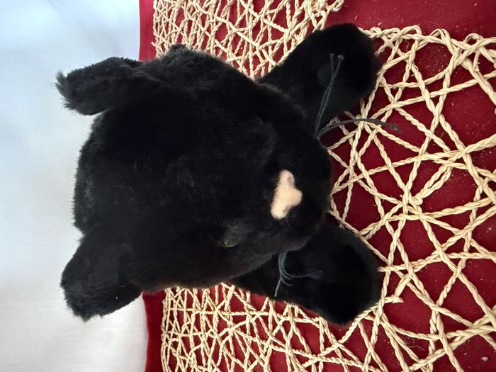Peluche chat noir, panthère noire, 1994