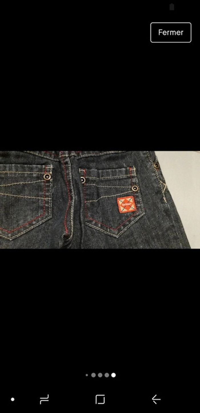 Lot de 2 jeans 6 mois - photo numéro 6