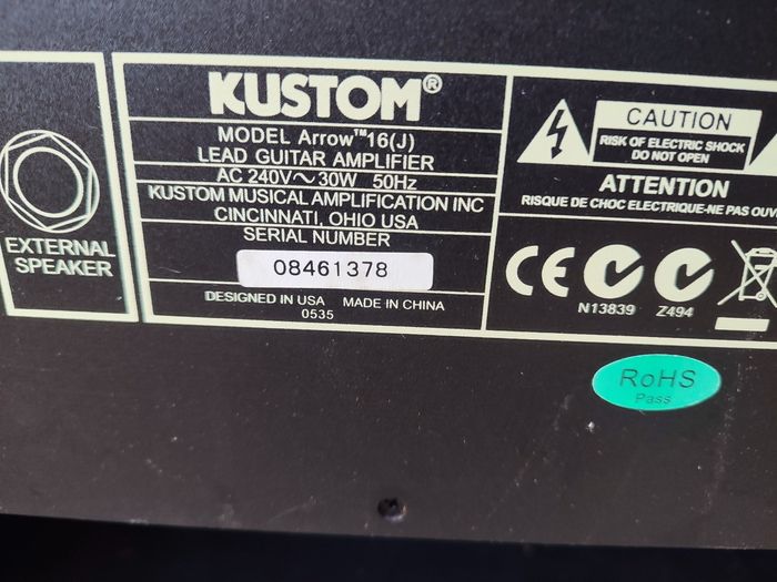 Ampli guitare Kustom - photo numéro 3
