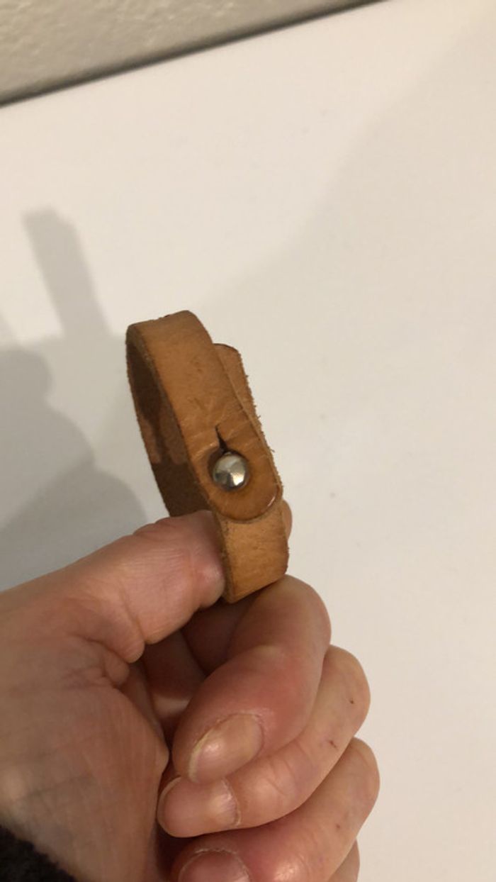 Bracelet en cuir Leslie - photo numéro 5