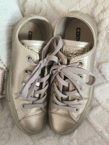 Jolies converse doré femme fille