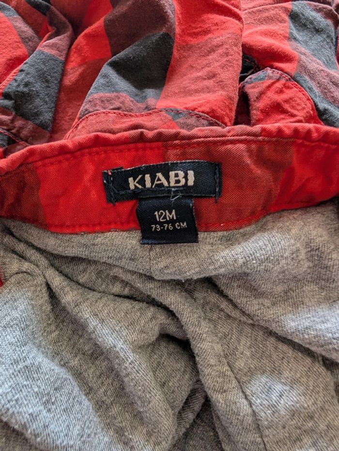 Belle chemise à carreaux avec capuche - photo numéro 4