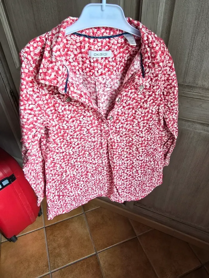 Chemise blouse liberty fleurie okaïdi 3 ans - photo numéro 4