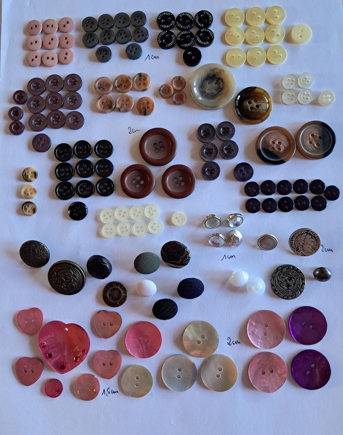 Lot de boutons de couture - photo numéro 4