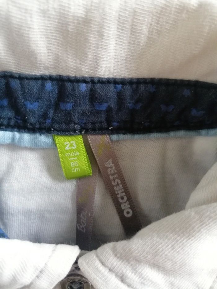 Polo manches courtes 23 mois garçon Orchestra - photo numéro 2