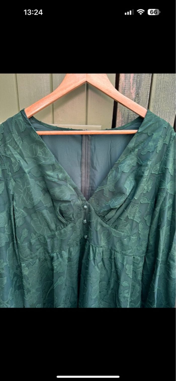 Robe verte Cupshe XL - photo numéro 3
