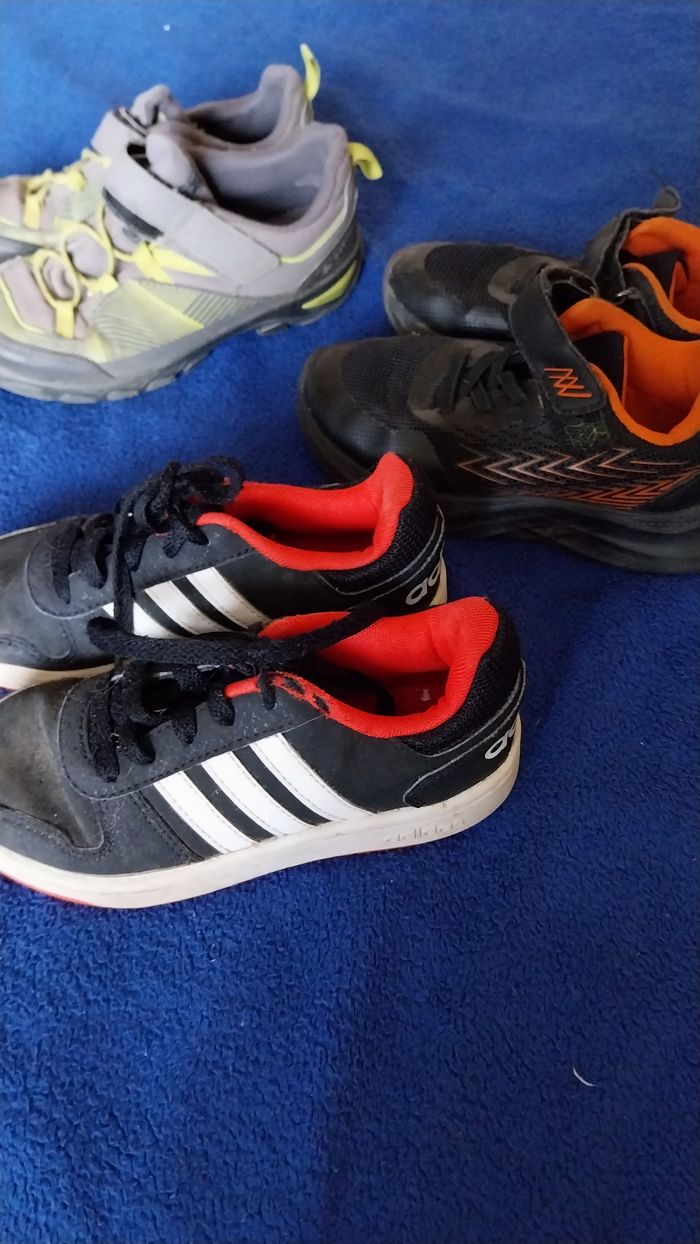 Lot de 3 paires basket en 30 garçon