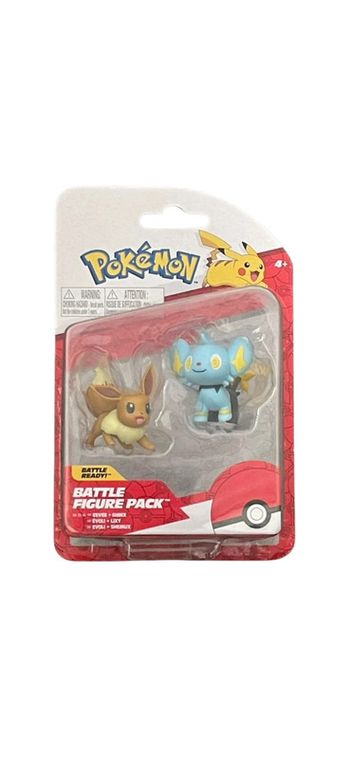Figurines x2 Battle figure pack Évoli + Lixy Jazwares neuf