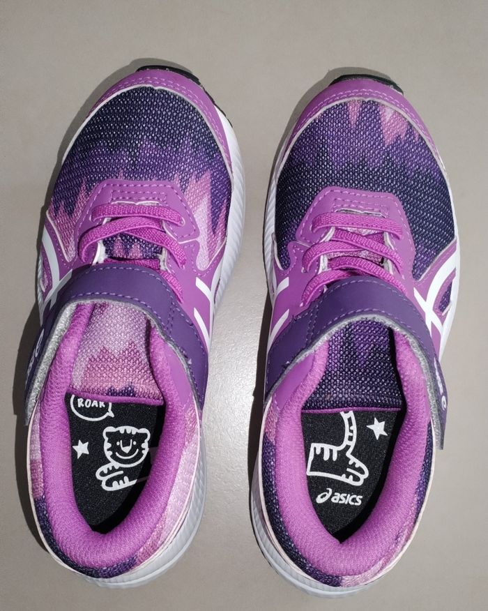 Baskets asics fille taille 28 - photo numéro 2