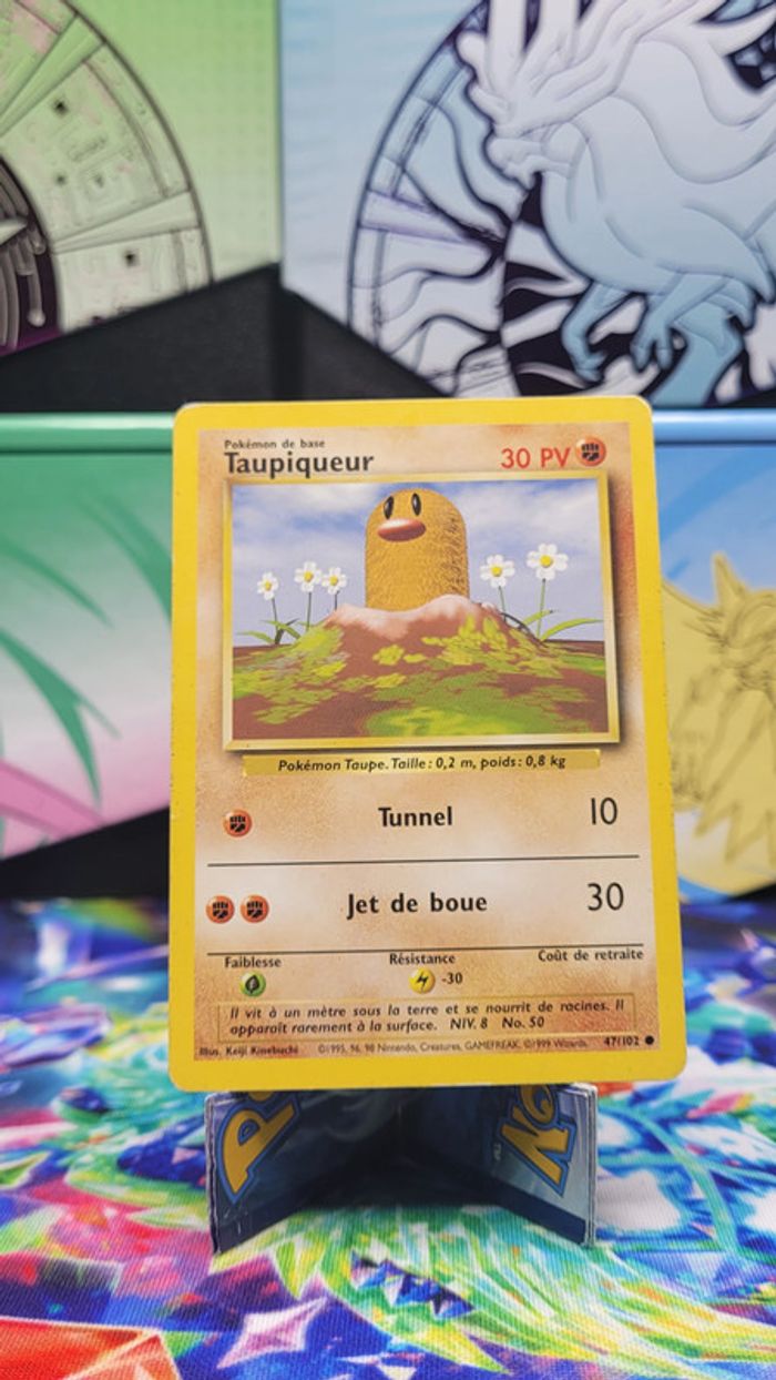 Carte Pokémon Taupiqueur 47/102 Set de base FR