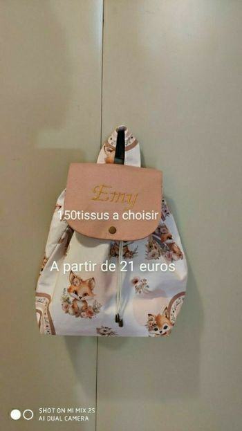 Sac à dos personnalisé neuf