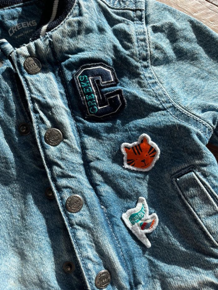 Veste bomber en jean Creeks - photo numéro 4