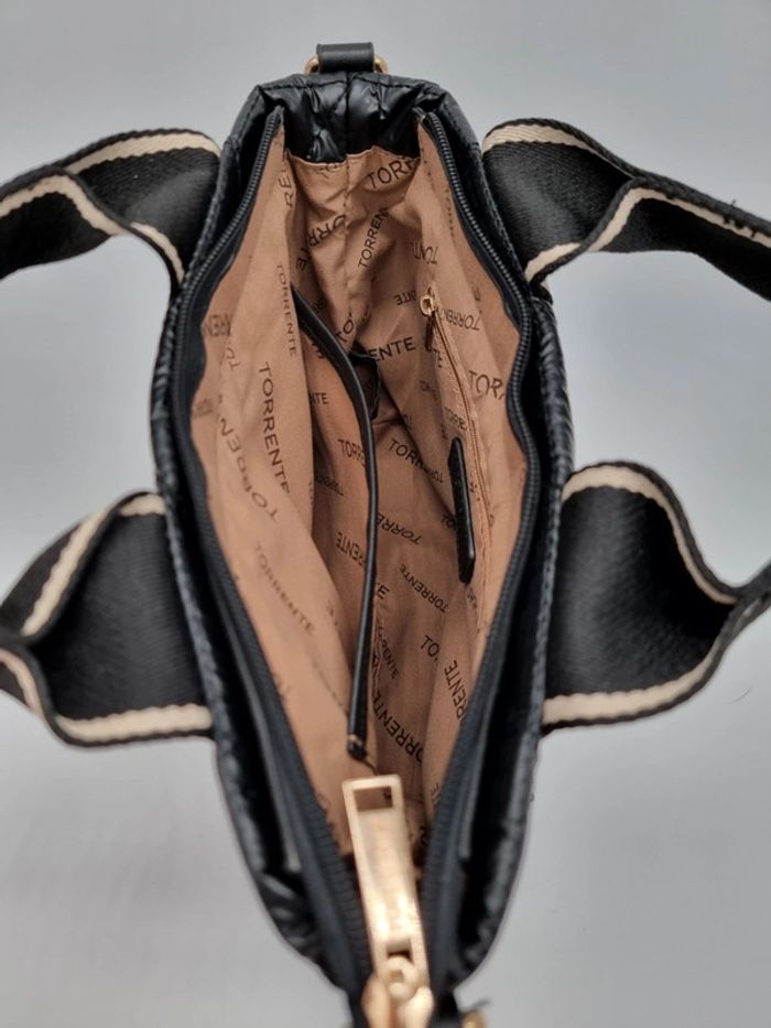 Torrente sac porté main et bandoulière noir - photo numéro 10