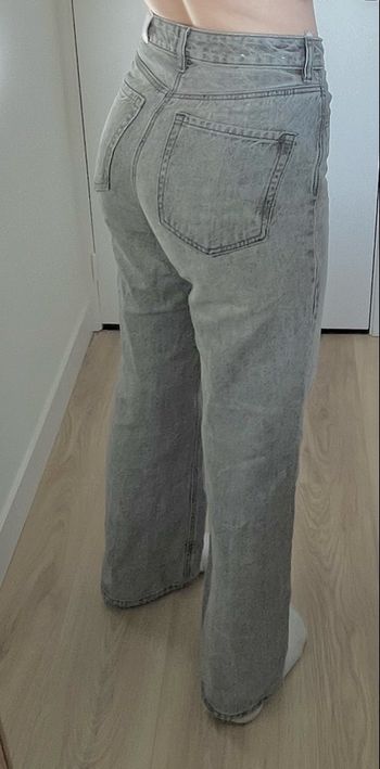 Jean gris stradivarius 