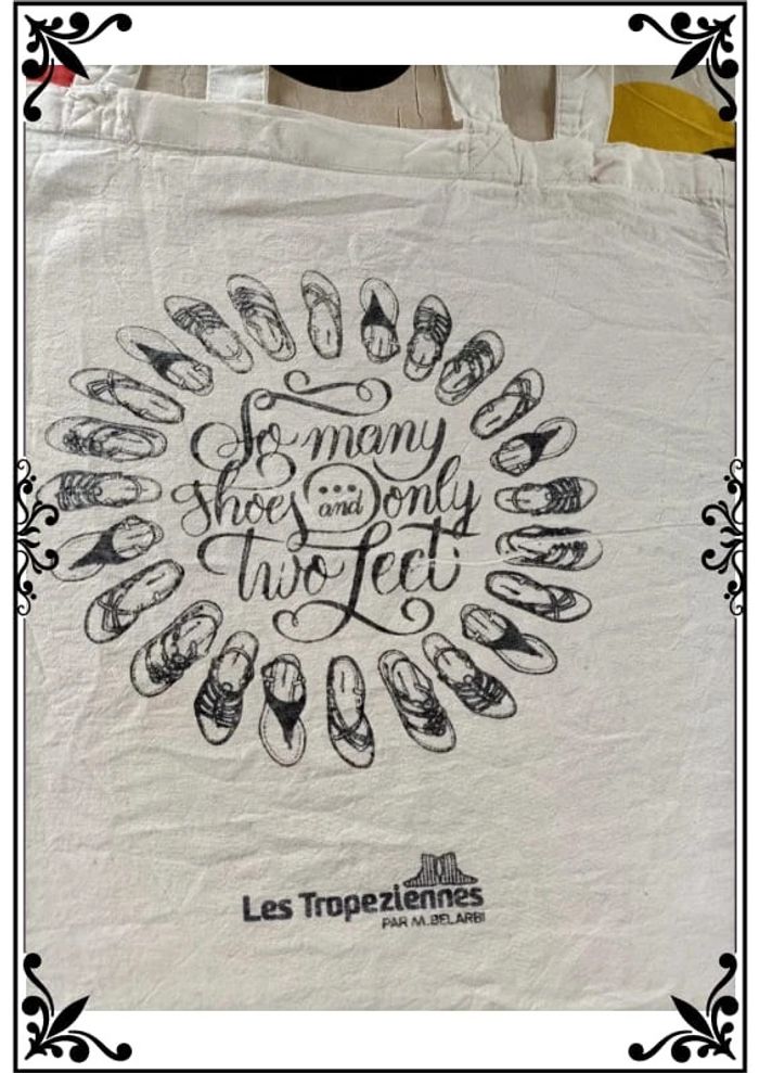 Sac tissu décoré - photo numéro 2