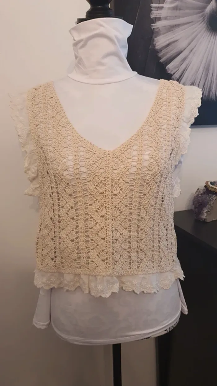 Débardeur crochet