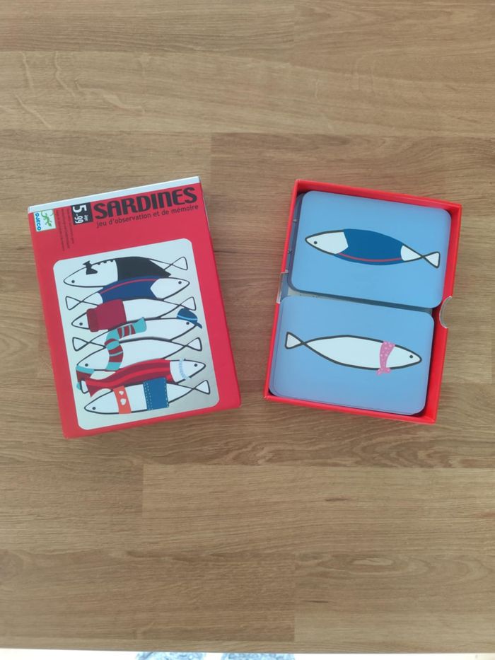 Jeu de société Les Sardines Djeco , complet , très bon état - photo numéro 2