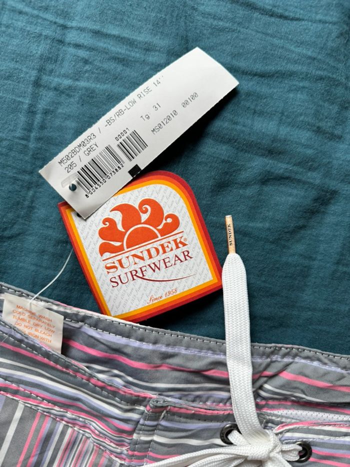 🩳 Short de bain Sundek homme – Rayé multicolore - photo numéro 3
