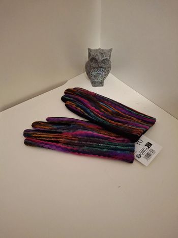 Gants multicolores