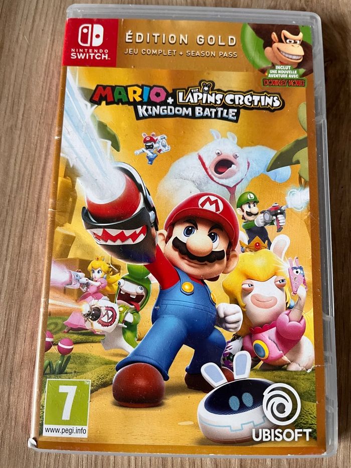 Jeu Switch Mario + Lapins crétins Kingdom Battle