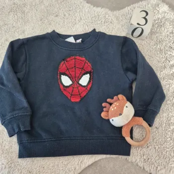 sweat marine Spider-man taille 3ans Marvel
