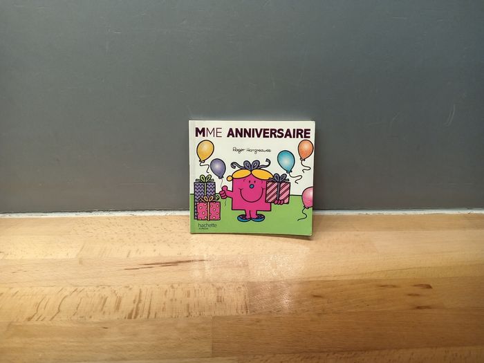 Livre madame anniversaire
