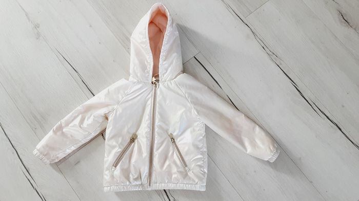 Vêtement fille blouson veste ma’tenue rose brillant nacré Orchestra 3 ans