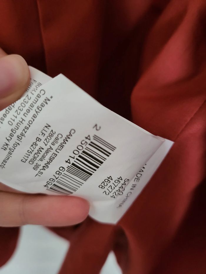 Veste rouille camaïeu - photo numéro 5