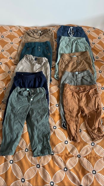 Lot pantalon garçon 18 mois