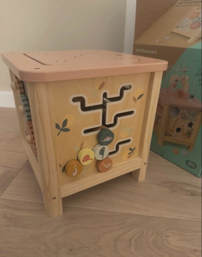 Cube multi-activités en bois neuf - photo numéro 3