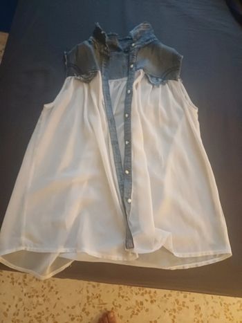 2 chemisiers jeans
