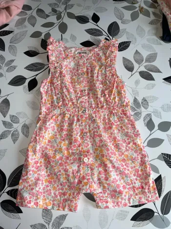 combi short fleurie