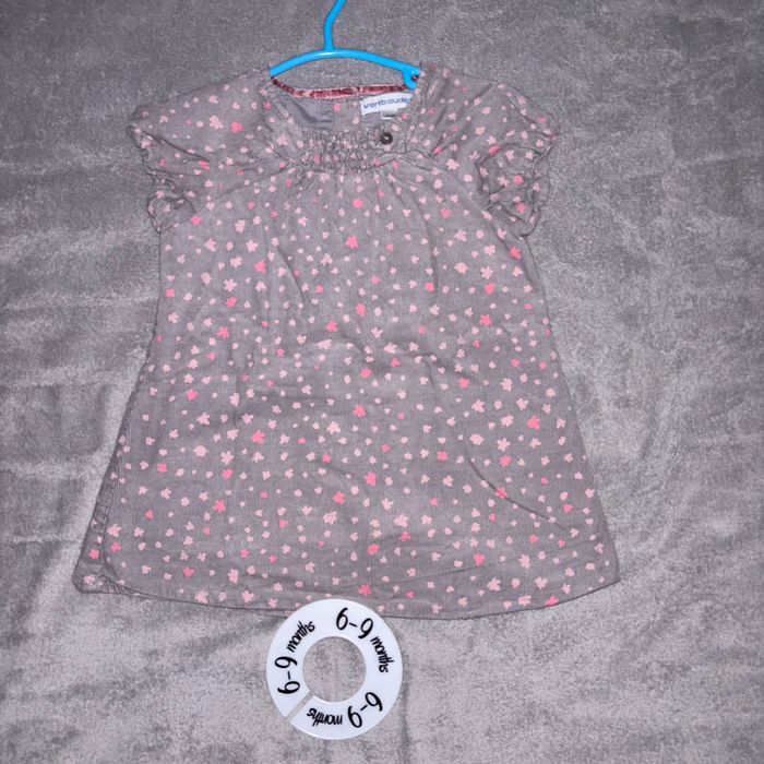 Lot de robes bébé fille manches courtes 6 mois - photo numéro 4