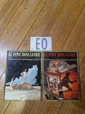 Lot de 2 bd le pont dans la vase tome 1 et 2 en eo
