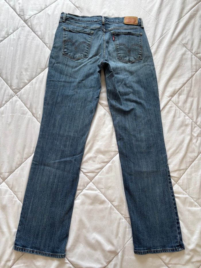 Jean Levi’s 505 straight bleu délavé taille basse taille L/40 L32 y2k vintage 00s - photo numéro 11
