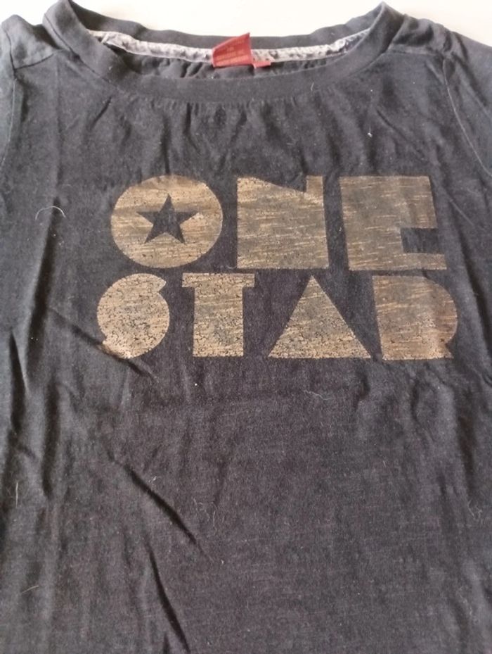 Haut tee shirt femme manches courtes Converse taille 34 XS - photo numéro 3