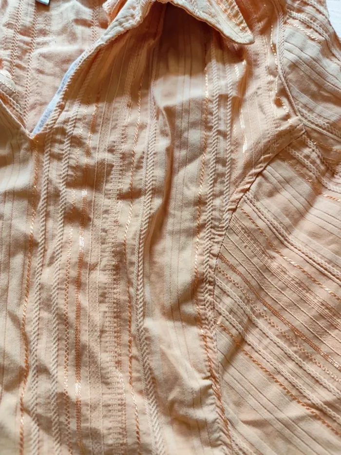 Joli haut femme Armand Thiery taille 4 couleur orange - photo numéro 3