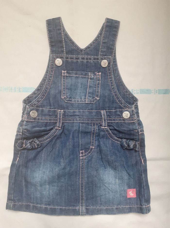 Robe salopette en jean