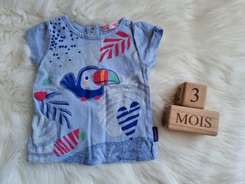 Tee shirt toucan 3mois