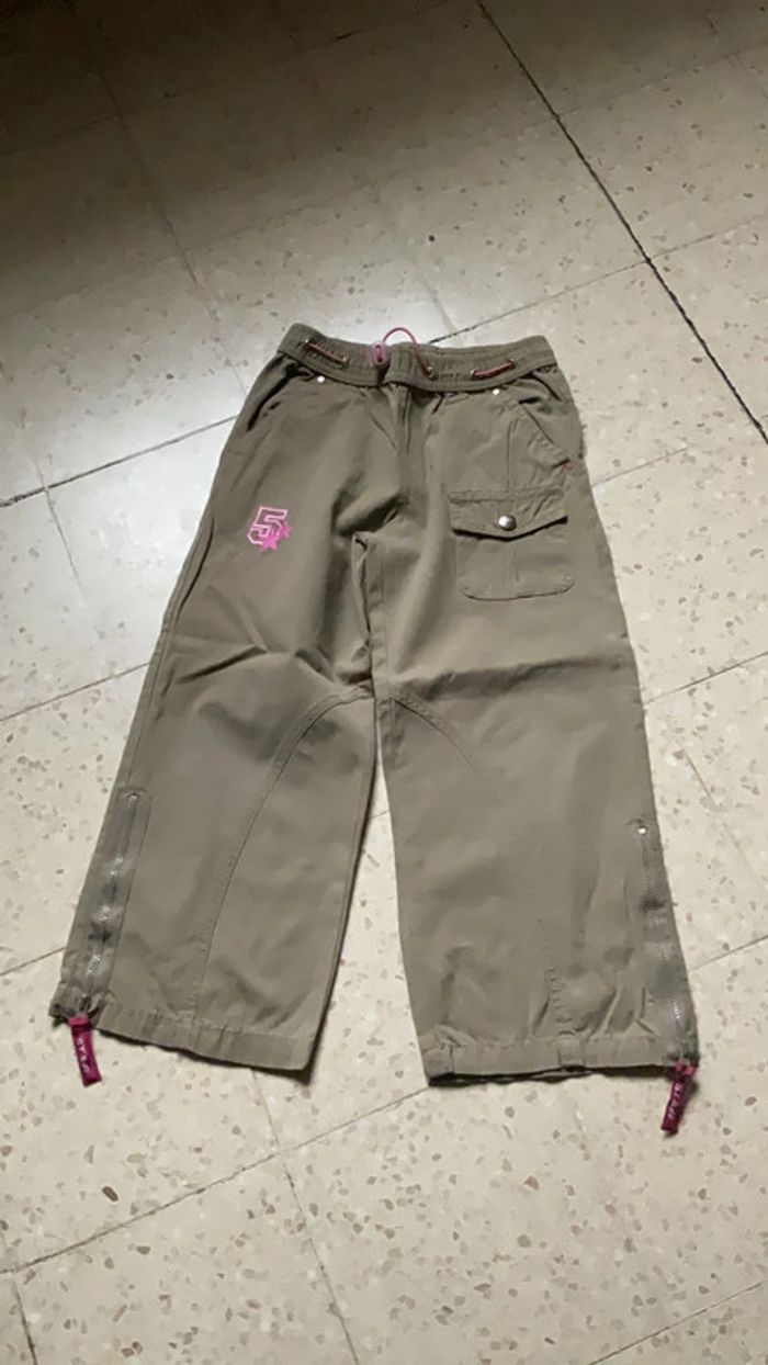 Pantalon kaki/ rose Efratis 5 ans (n°43)