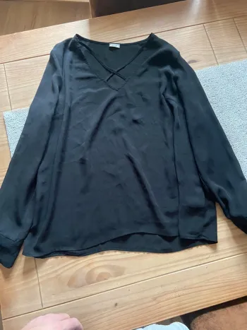 Blouse manches longues noir L