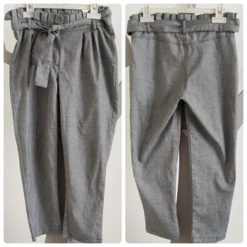 Joli pantalon gris et noir à motifs Orchestra taille 8 ans