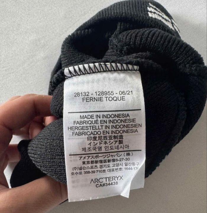 Bonnet Arc’teryx blanc et noir - photo numéro 4